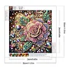 DIY Partial Special Shaped Drill Diamond Painting-Rose