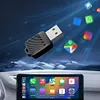 2 in 1 Wireless CarPlay Android Auto Adapter Plug & Play for Factory Wired Cars
