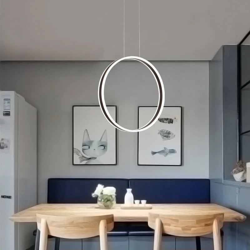 Round Personality Led Nordic Restaurant Chandelier