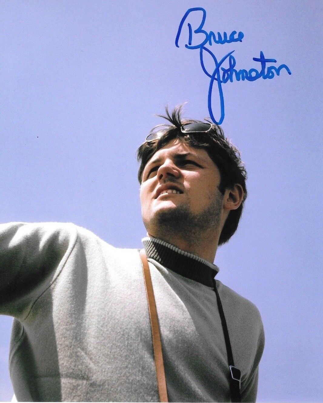 * BRUCE JOHNSTON * signed 8x10 Photo Poster painting * THE BEACH BOYS * COA * 49