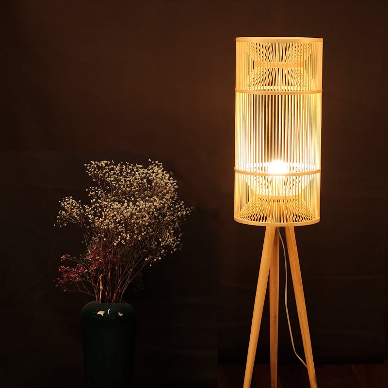 Art Bamboo Floor Lamps Rustic Floor Lights