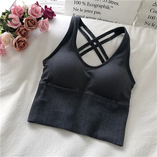 Beauty Back Bra Sexy Women Seamless Lenceria Push-up Cozy Bralette Cross Strap Underwear Wiereless Lingerie нижнее белье женское
