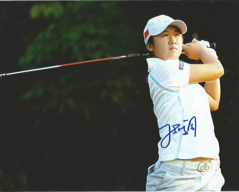 LPGA Jing Yan Autographed Signed 8x10 Photo Poster painting COA G