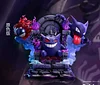 Big & 1/20 Scale World Zukan Throne Gengar Family - Pokemon Statue - sun Studio