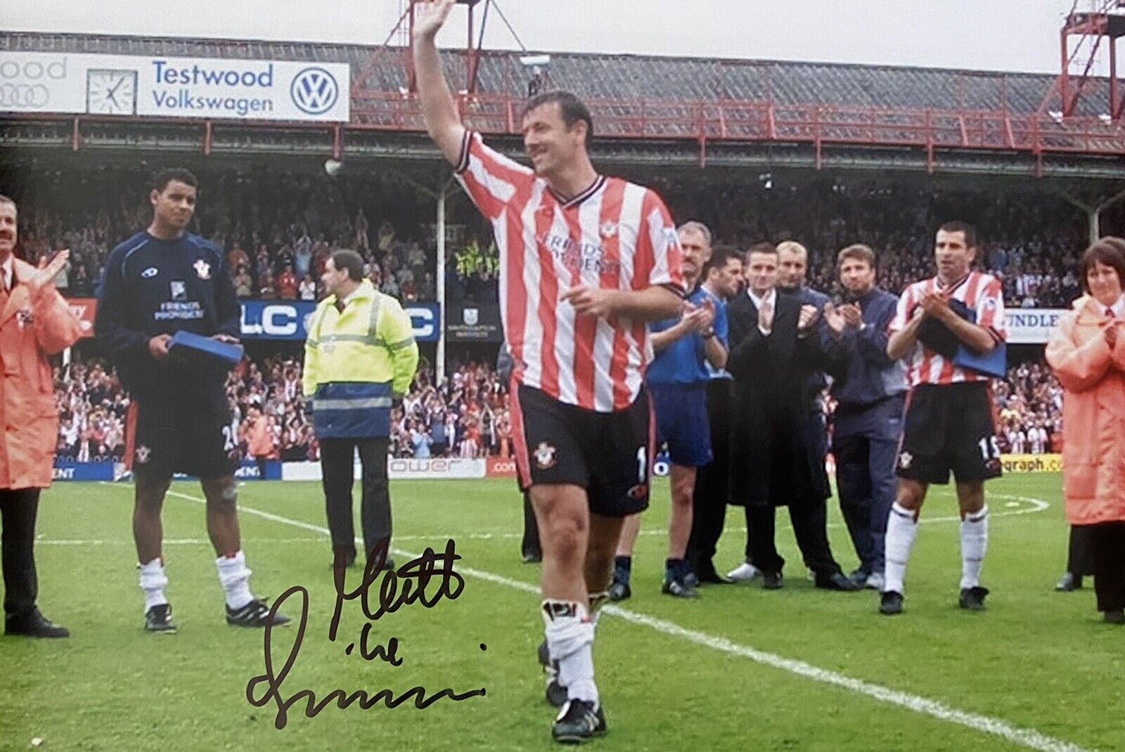 Matt Le Tissier Genuine Hand Signed Southampton 12x8 Photo Poster painting 2