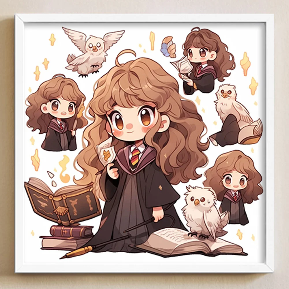 Diamond Painting - Full Round Drill - Hermione Granger(Canvas|40*40cm)