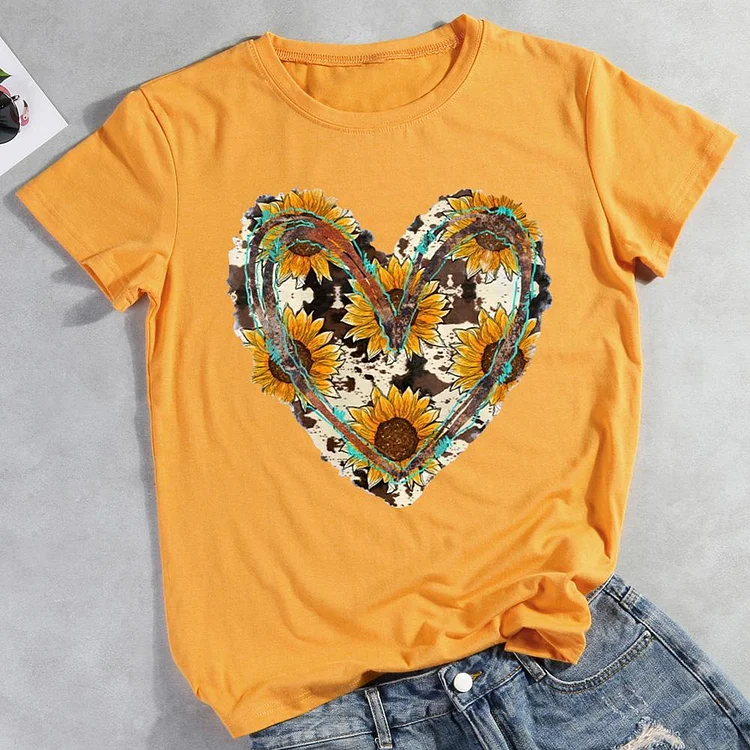 PSL - Cowhide Heart T-Shirt Tee -012325