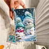 2pcs DIY 5d Diamond Painting Acryl Schmuckschatulle Kit Geschenk für Erwachsene (Schneemann)