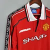 1998/1999 Retro Long Sleeves Manchester United Home Football Jersey 1:1 Thai Quality