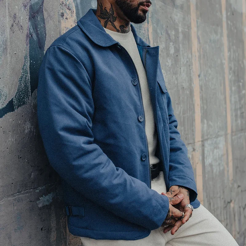 Men's Harbour Blue A-2 Deck Jacket