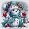 (Multi-Style) Cute Snowman-18CT Stamped Cross Stitch 30*30cm/11.81*11.81in tapestrymarket