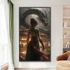 (40*70cm)DIY Full Round Drill Diamond Painting-Dragon Girl