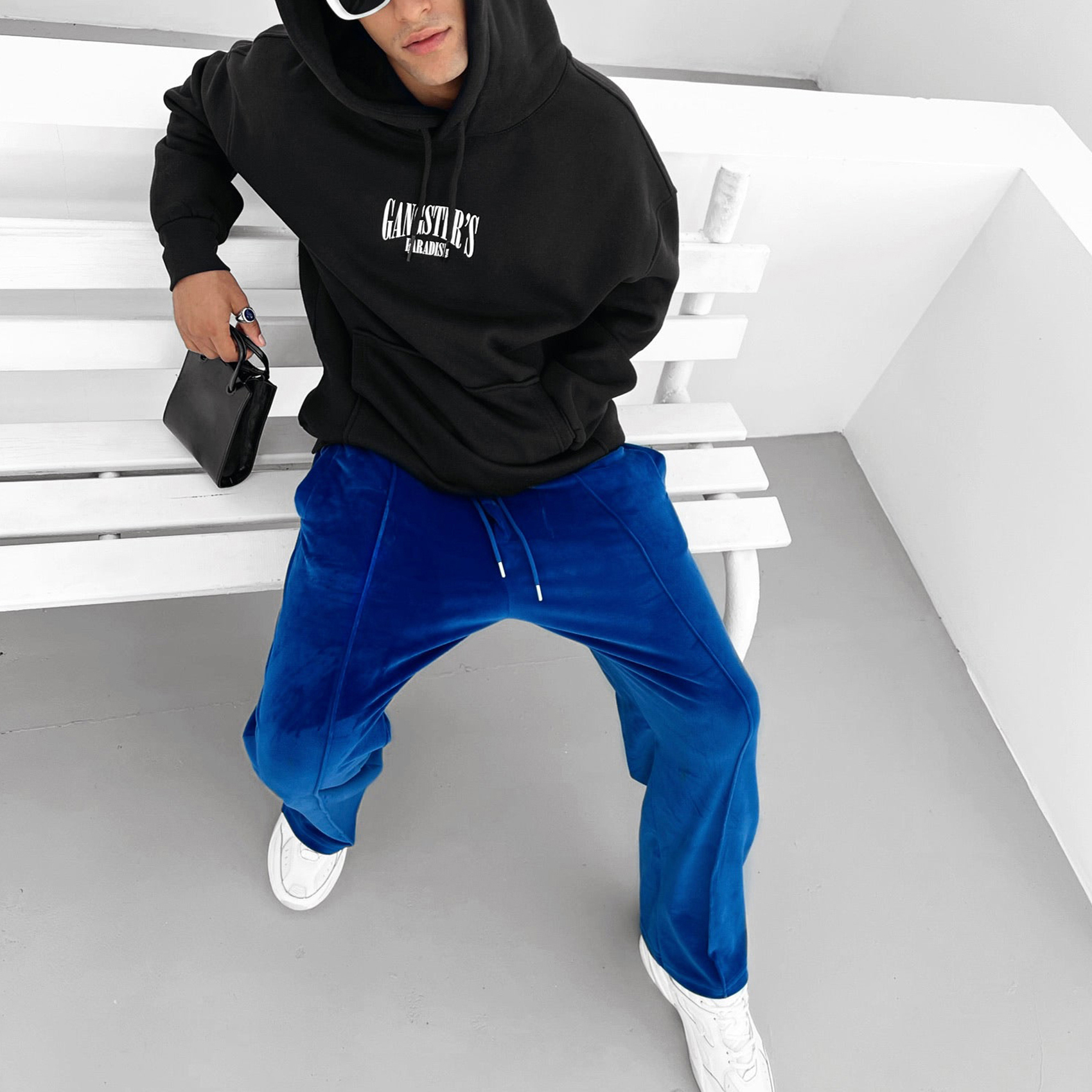 Oversized Men's Casual Fashion Printed Hoodie Sweatshirt