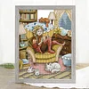 Quiet Nights -14CT Stamped Cross Stitch Kit(29*37cm)