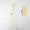 100 Pack | 10" Eco Friendly Paddle Party Picks, Bamboo Skewers, Decorative Top Cocktail Sticks