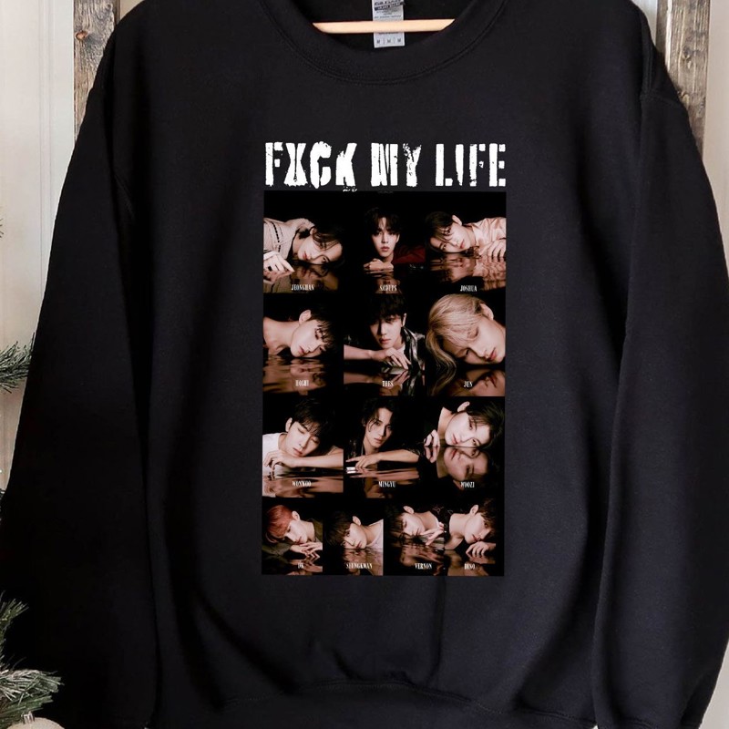 SEVENTEEN Album FML Photo Fallen, Misfit, Lost Poster Sweatshirt officialsvtshop