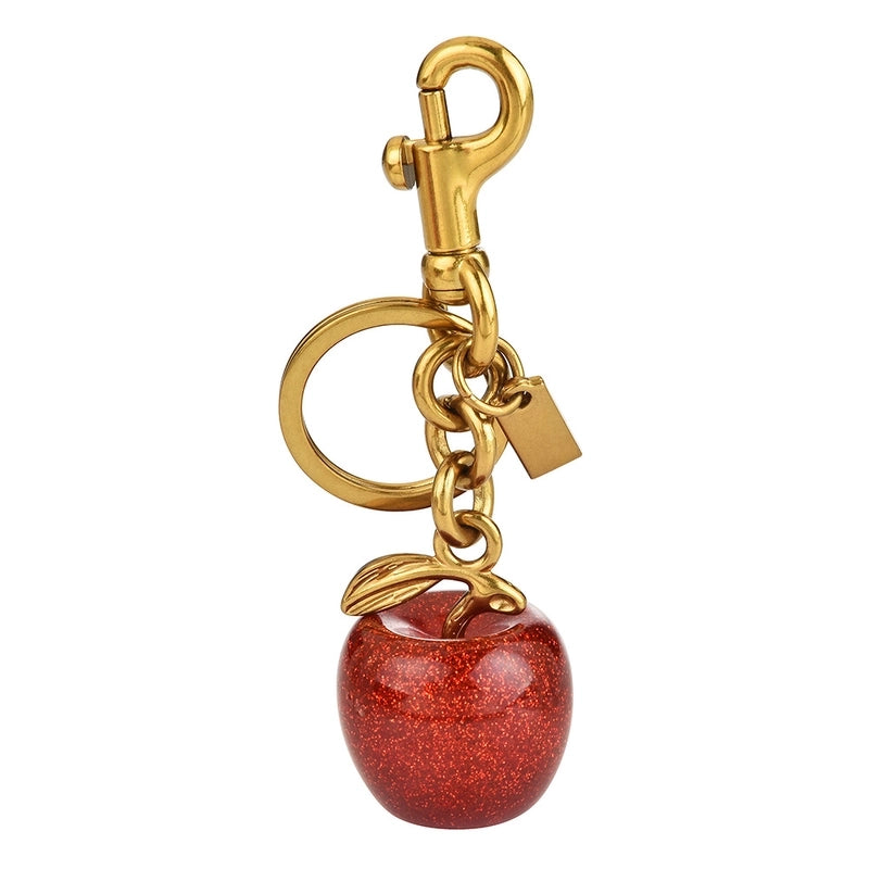 Cute Apple Alloy Women’s Bag Pendant Keychain