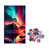 (US Only)5D DIY Full Round Drill Diamond Painting Aurora Night Kit Home Decor Art 40x70cm