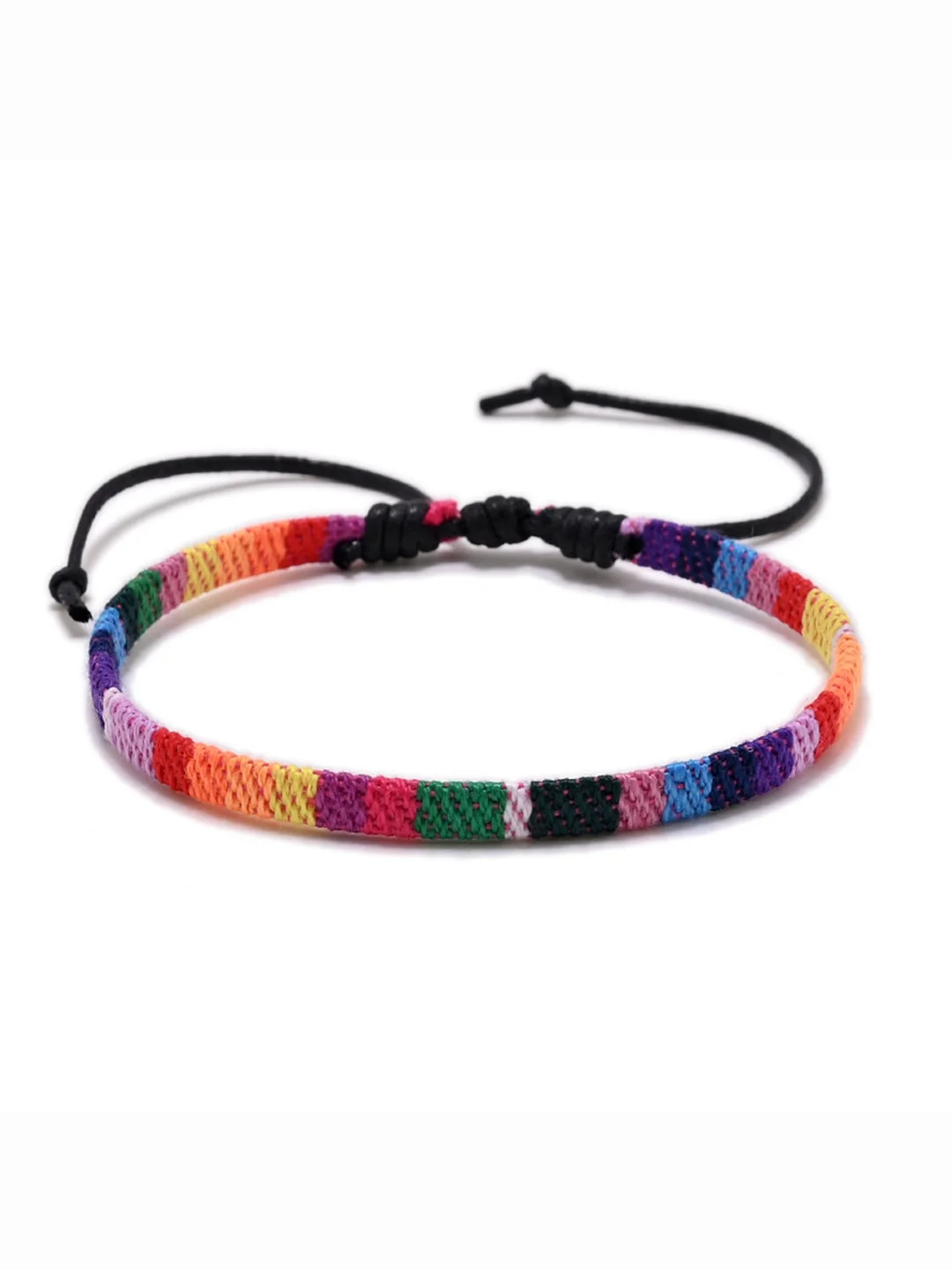 Rainbow Braided Bracelet