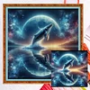Whale-14CT Counted Cross Stitch 40*40cm/15.75*15.75in tapestrymarket