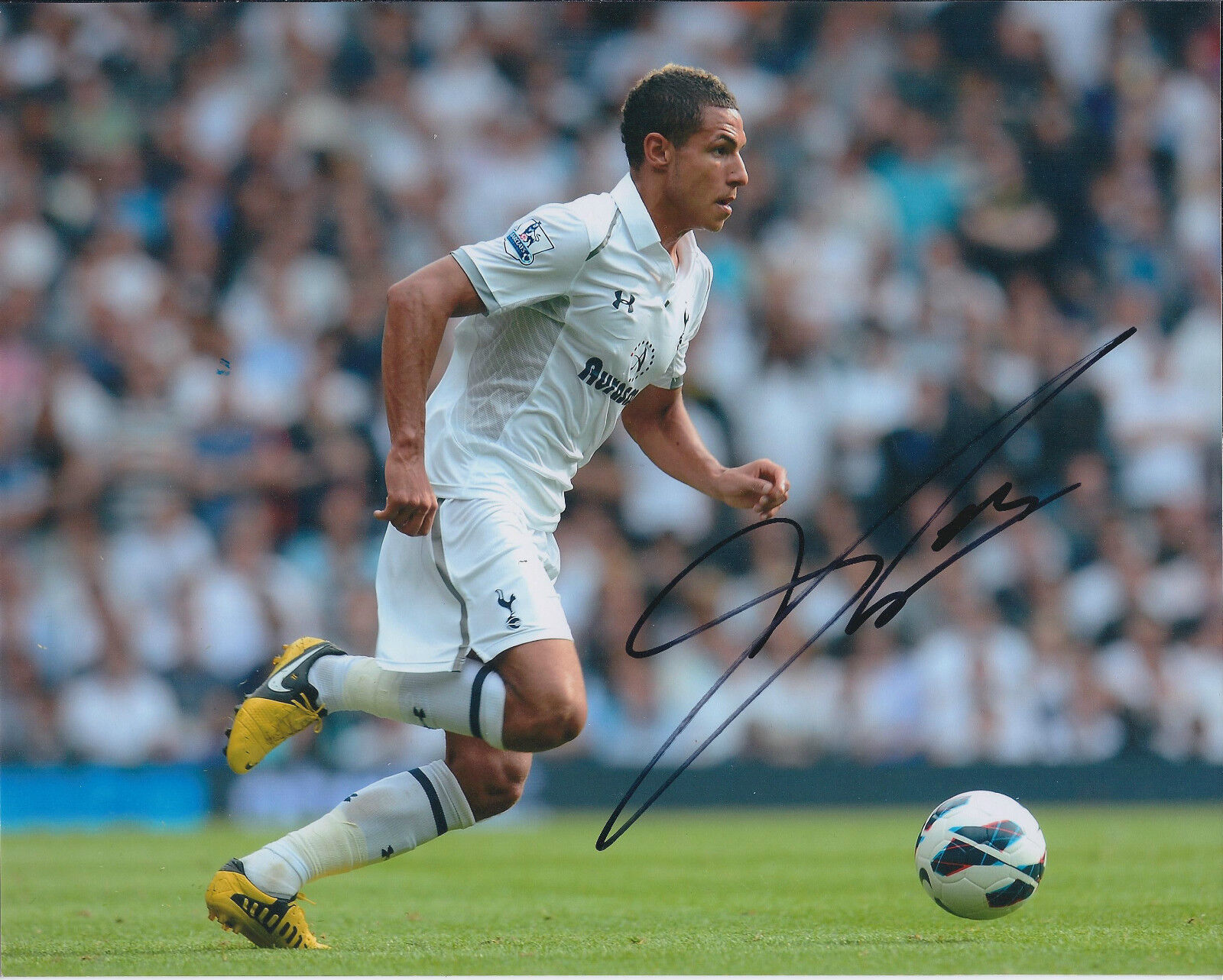 Jake LIVERMORE SIGNED Autograph 10x8 Photo Poster painting AFTAL COA Tottenham Premier League