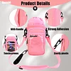 Bensbl Magnetic Gym Bag for Women, Magnetic Water Bottle Bag with Towel Hook