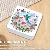 DIY Diamond Painting Aufbewahrungsbox Blume Vogel durchsichtige Kunststoffhülle für kleine Gegenstände