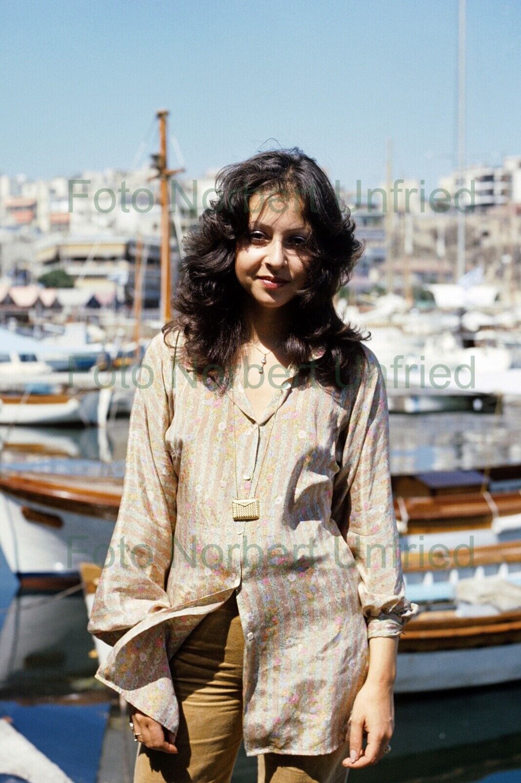 Vicky Leandros IN Port - Photo Poster painting 20 X 30 CM Without Autograph (Nr 2-160