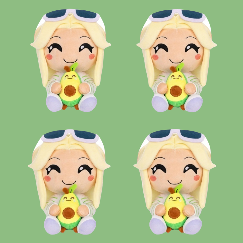 Avocado Playz plushie 4pcs