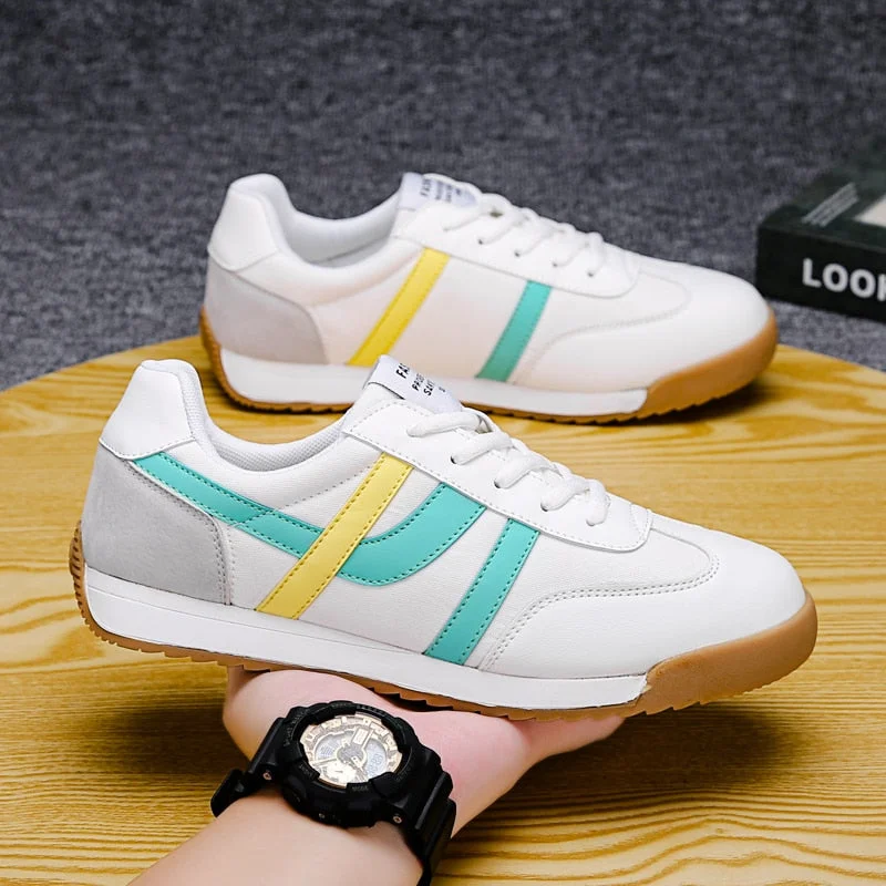 Fashion All-match Men Casual Sneakers Outside Breathable Lace-up Low Shoes Quality Anti-skid Tenis Masculino New Arrivals Flats