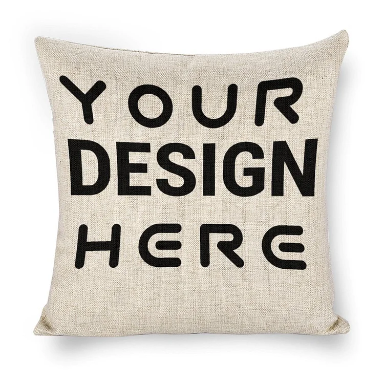 Personalized Design  Linen Pillow Case