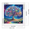 Arbre D&rsquo;Amour-Peinture Diamant En Forme Sp&eacute;ciale-30 * 30CM