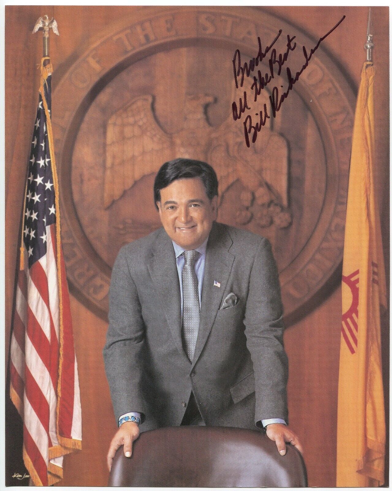 Bill Richardson Signed Photo Poster painting Autographed Signature Senator Politician Governonr