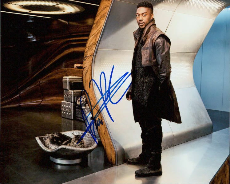 David Ajala (Star Trek: Discovery) in-person signed 8x10 Photo Poster painting