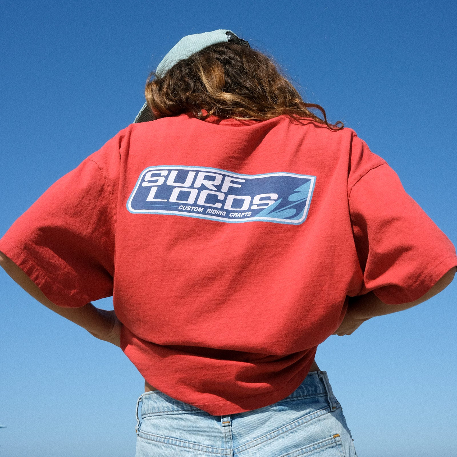 Retro Casual Unisex T-shirt Holiday Seaside Washed Surfing T-shirt Skateboard T-shirt