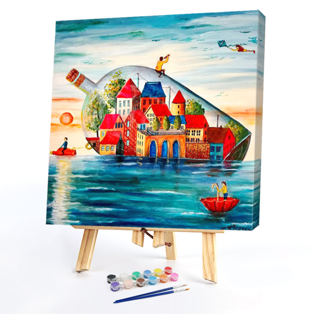 

40*50CM - Paint By Numbers - House, 501 Original