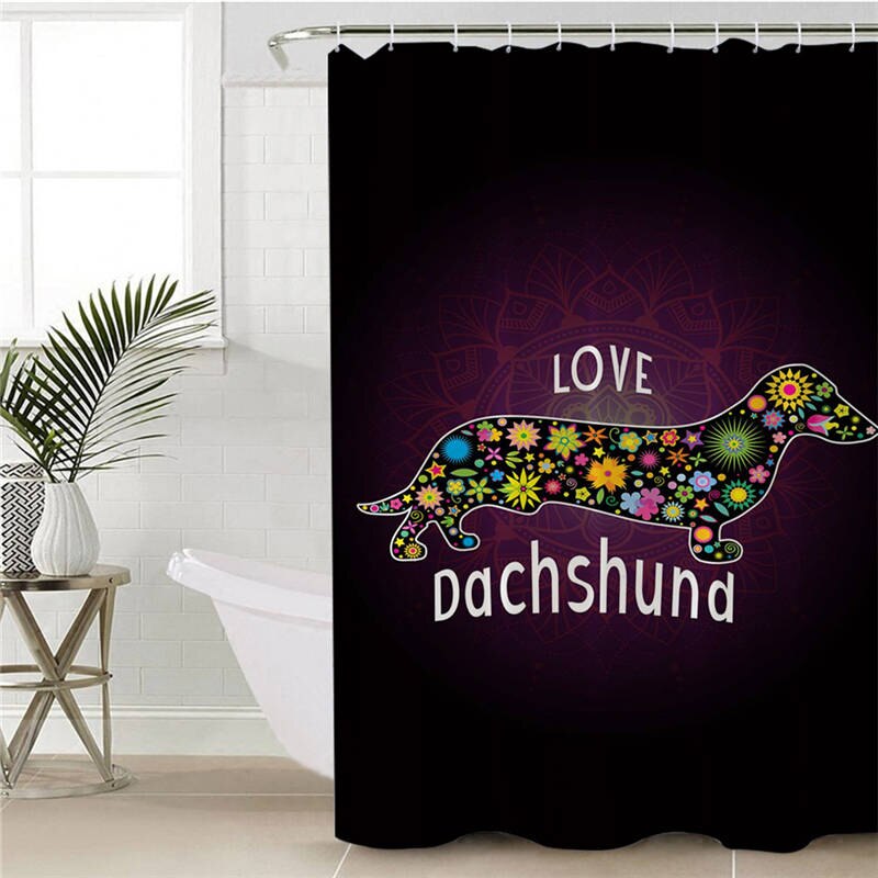 

Dachshund - Print Shower Curtain, 180*200cm, 501 Original
