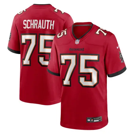 Youth Tampa Bay Buccaneers #75 Billy Schrauth Nike Red Game Jersey