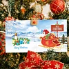 Diamond Painting -DIY 12pcs Christmas Greeting Cards Holiday Party Cards