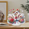 DIY Swan Acrylic Special Shape Diamond Painting Desktop Ornaments