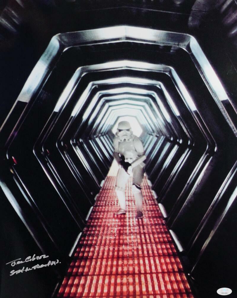 Joe Gibson Autographed Hallway 16x20 Photo Poster painting w/ Stormtrooper - JSA Auth *Silver