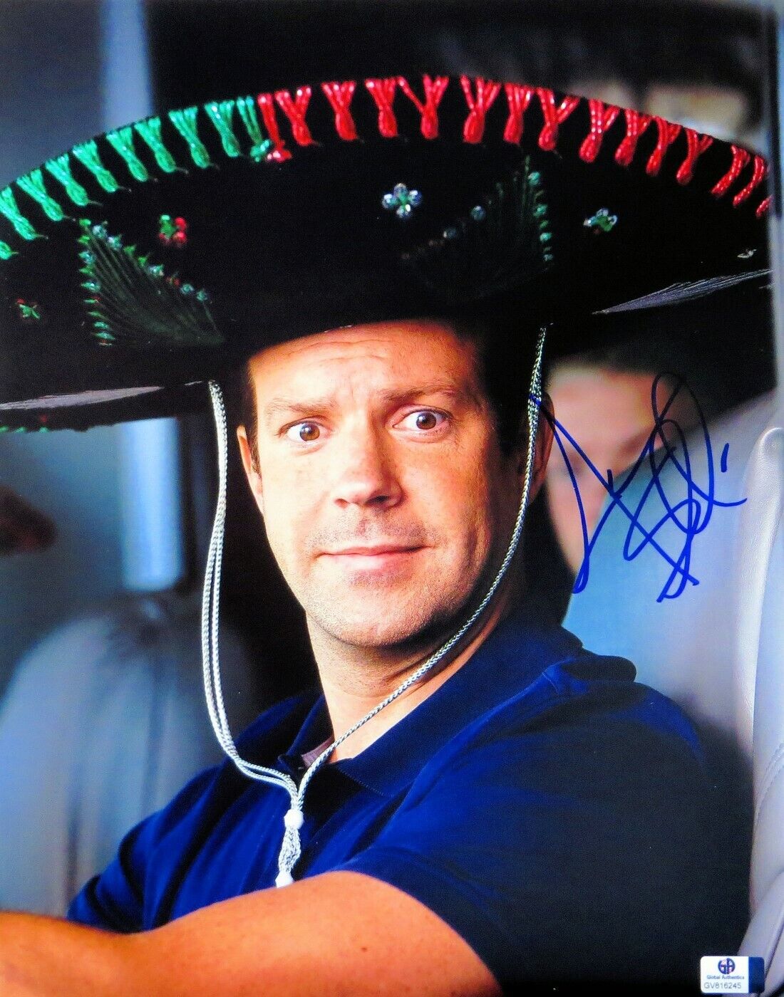 Jason Sudeikis Signed Autographed 11X14 Photo Poster painting We're the Millers Sombrero 816245