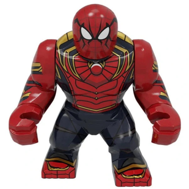 Iron Spider Custom Marvel Superhero Large Minifigure Minifigure Bricks monstertoys
