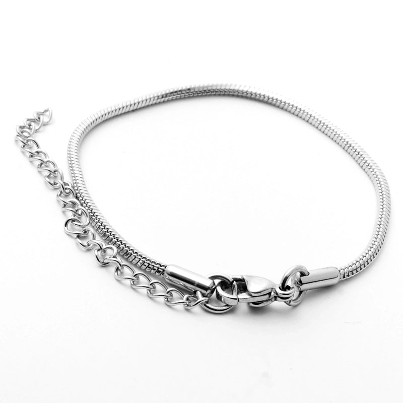 Minimalist Waves Stainless Steel Polishing Bracelets