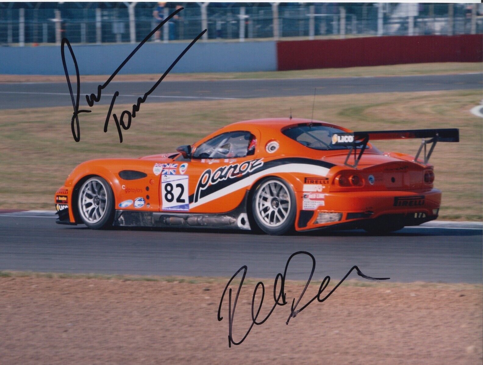 Lawrence Tomlinson and Richard Dean Hand Signed 8x6 Photo Poster painting - Le Mans Autograph 2.