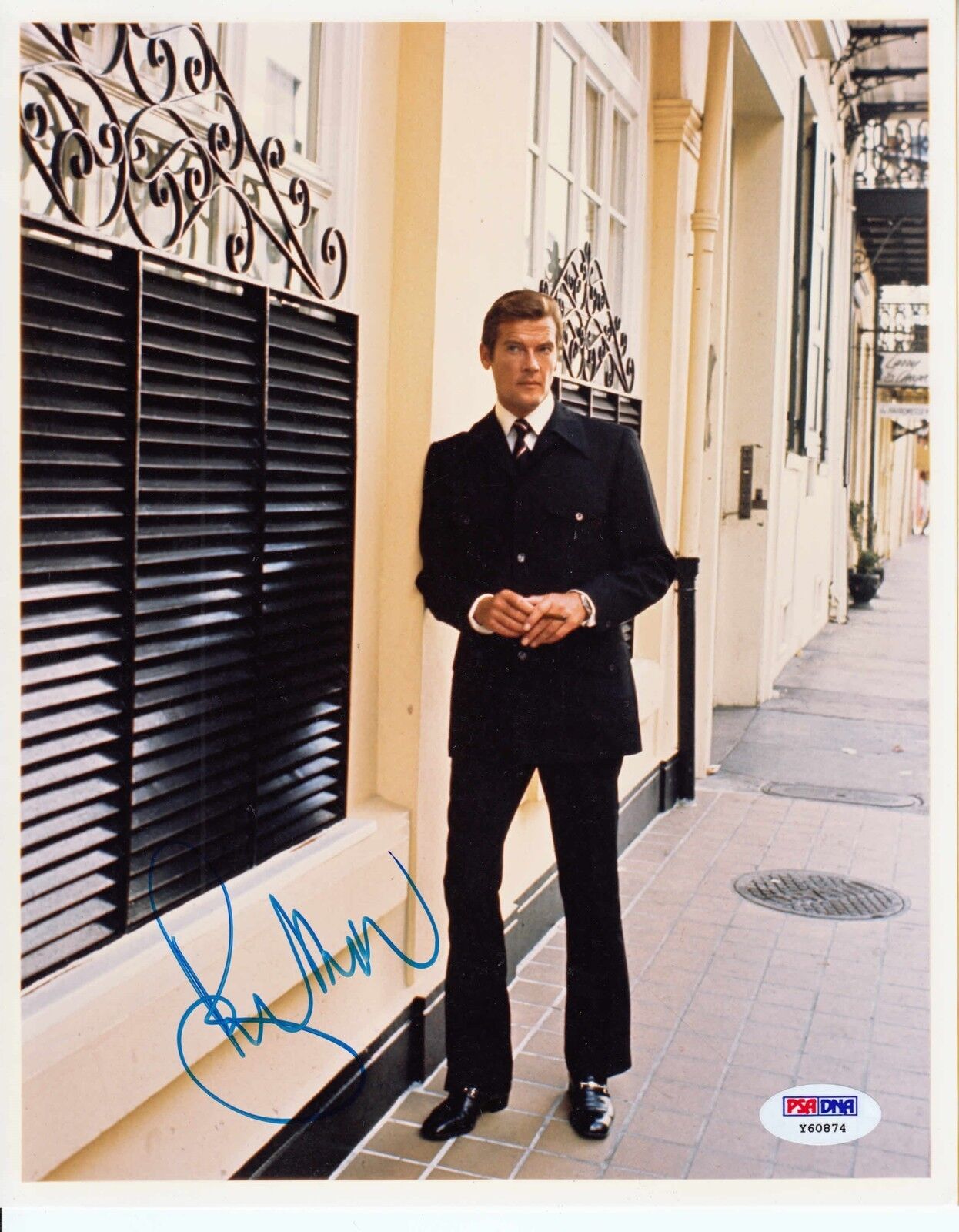 Roger Moore (James Bond) #0 8x10 Signed W/PSA Certification 031818