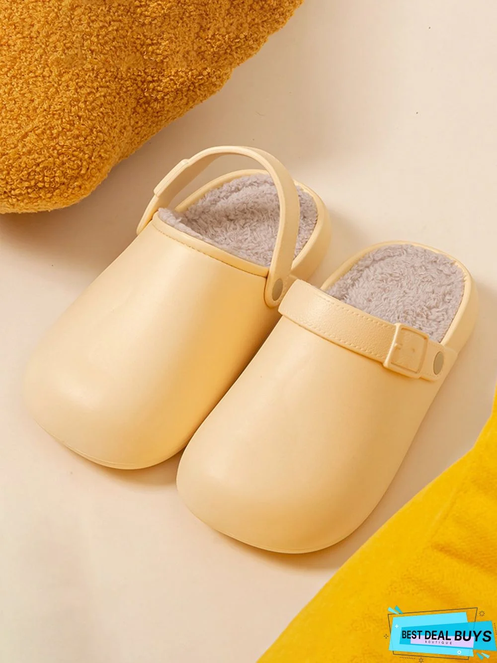 Waterproof Casual Winter Warm Lined Eva Sandals
