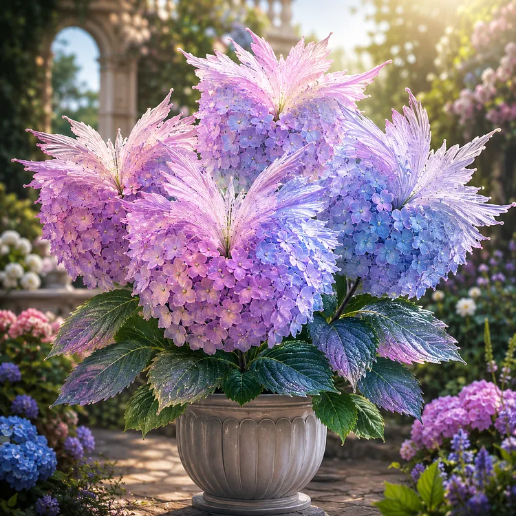 🌈🤗 Dreamy Rainbow Hydrangea Bulbs 💥 Magical Colors That Transform Any Garden