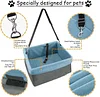 Dog Car Seat for Small Dogs,Dog Booster Seat,Deluxe Elevated Pet Car Seat for Small to Medium Pets,Dog Car Bed for Front & Back Car Seat