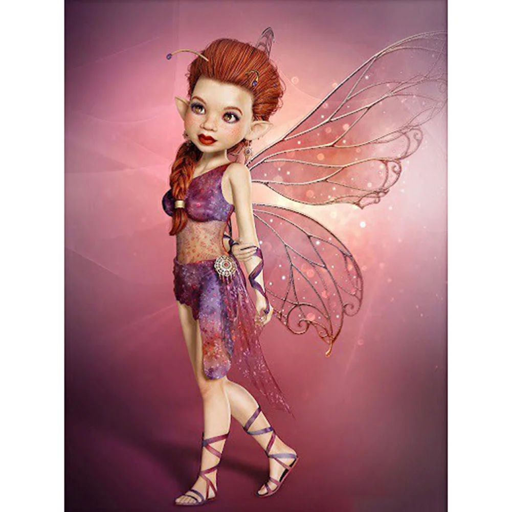 Diamond Painting - Full Round/Square Drill - Gothic Girl(30*40 - 50*60cm)